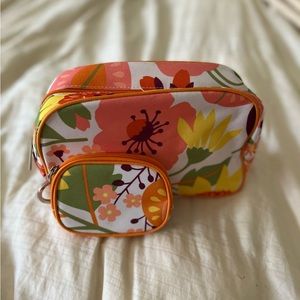 NEW, NEVER USED CLINIQUE MAKE UP BAG & CHANGE PURSE/WALLET